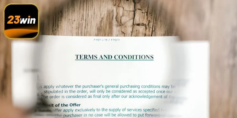 Chế tài khi vi phạm điều khoản và điều kiện 23win
